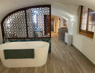 Dormitorio celosia bañera